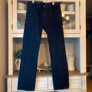 George regular straight leg jeans in black